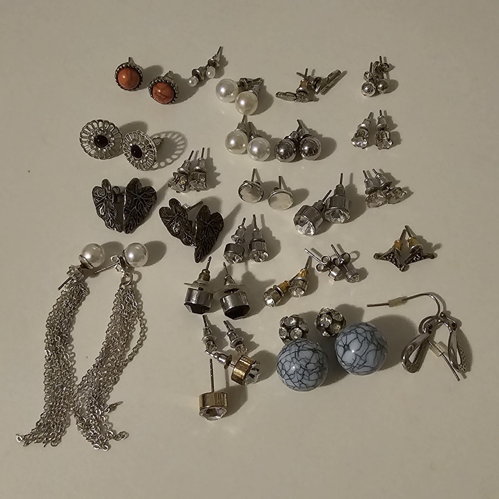 Costume Earring Bundle-25 pairs
